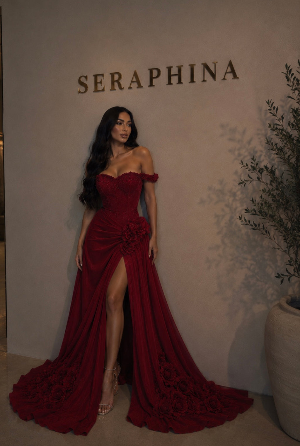 Ruby Flame Gown